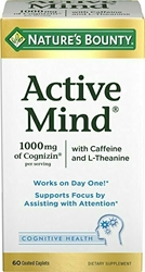 Natures Bounty Active Mind, 60 Coated Caplets 