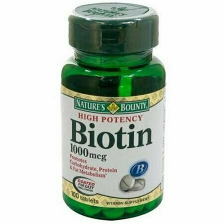 100 витамины для волос. SG Biotin 1000 MCG 100сaps.