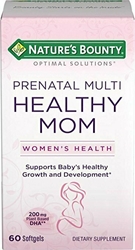 Natures Bounty Optimal Solutions Healthy Mom Prenatal Multi, 60 Softgels 