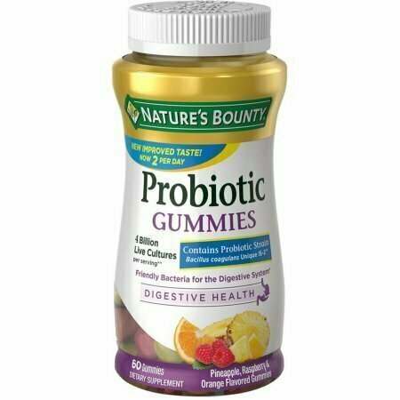 Natures Bounty Probiotic Gummies 60ct 