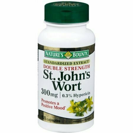 Natures Bounty St. Johns Wort 300 mg Capsules 100 each 