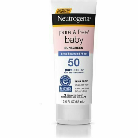 Neutrogena Pure & Free Baby Sunscreen Lotion SPF 50 3 oz 