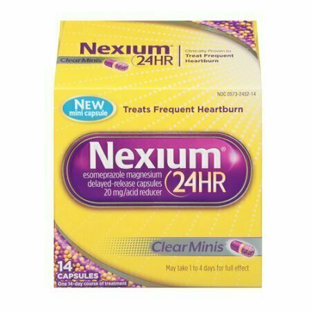 Nexium 24 Hr ClearMinis Delayed Release Heartburn Relief Capsules, 14 Each 
