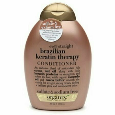 Organix Ever Straight Conditioner Brazilian Keratin Therapy 13 oz 