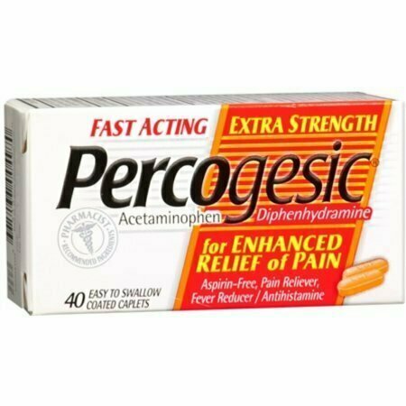 Percogesic Caplets Extra Strength 40 Caplets 