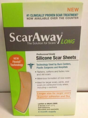 SCARAWAY FLEX LONG SILICONE SHEETS 6 CT 