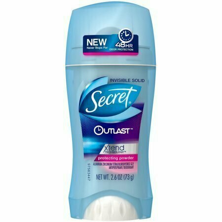 Secret Outlast Antiperspirant & Deodorant Invisible Solid, Protecting Powder 2.6 oz 