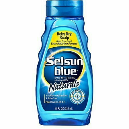 Selsun Blue Naturals Dandruff Shampoo Itchy Dry Scalp 11 oz 