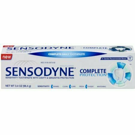 Sensodyne Complete Protection Sensitivity Toothpaste with Cavity & Gingivitis Protection Extra Fresh 3.4 oz 