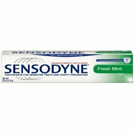 Sensodyne Fluoride Toothpaste, Maximum Strength, Fresh Mint 4 oz 