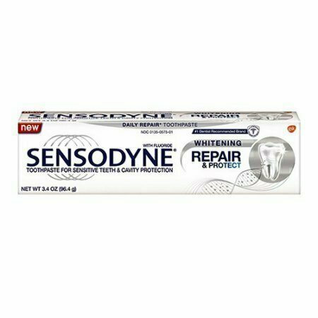 Sensodyne Repair And Protect Whitening Toothpaste For Sensitive Teeth - 3.4 Oz 