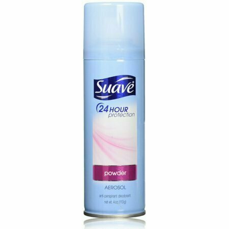 Suave 24 Hour Protection Anti-Perspirant Deodorant Spray, Powder 4 oz 