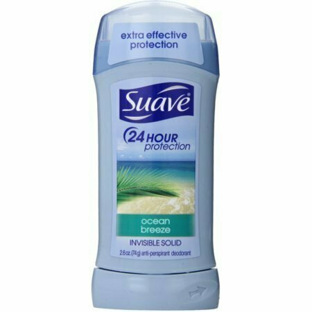 Suave Naturals Anti-Perspirant Deodorant Invisible Solid Ocean Breeze 2.60 oz 