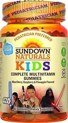 Sundown Naturals Kids Star Wars Complete Multivitamin, 60 Count 