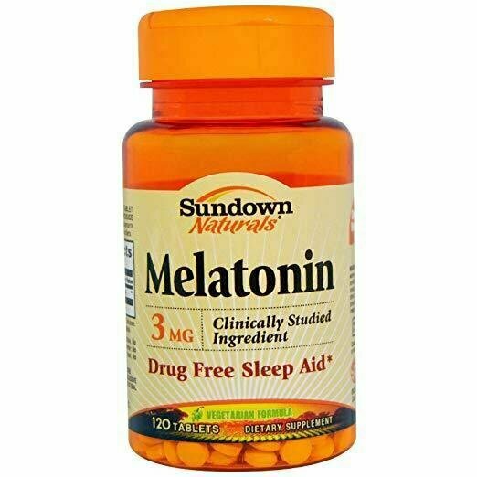 Sundown Naturals Melatonin 3 Mg, 120 Count 