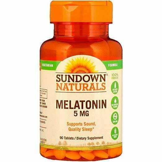 Sundown Naturals Melatonin 5 mg Tablets 90 each 