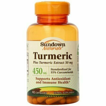 Sundown Naturals Turmeric 450 mg Capsules 90 each 