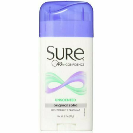 Sure Original Solid Unscented, Anti-Perspirant Deodorant 2.70 oz 