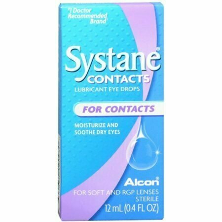 Systane Contacts Lubricant Eye Drops Soothing Drops 12 mL 