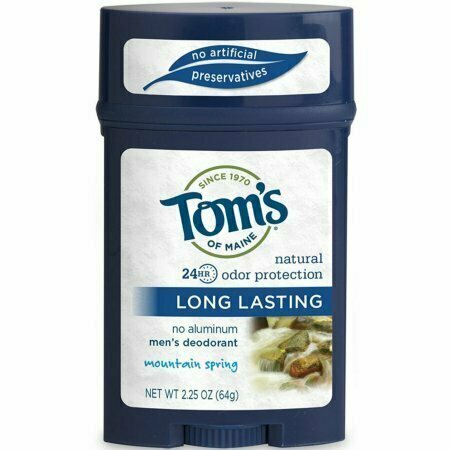 Toms of Maine Natural Long Lasting Mens Deodorant, Mountain Spring 2.25 oz 