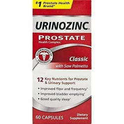 Urinozinc Original Prostate Health Supplement, 60 Capsules 