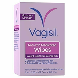 VAGISIL WIPE 12 CT 