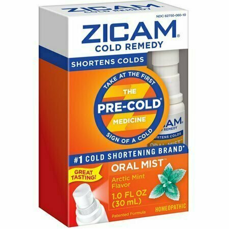 Zicam Cold Remedy Oral Mist, Arctic Mint 1 oz 