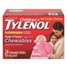 Tylenol Childrens Pain Plus Fever Reducer Chewables Tablets Bubblegum-flavored, 24 Each - 300450519245